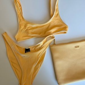 yellow ‘astrid’ triangl bikini